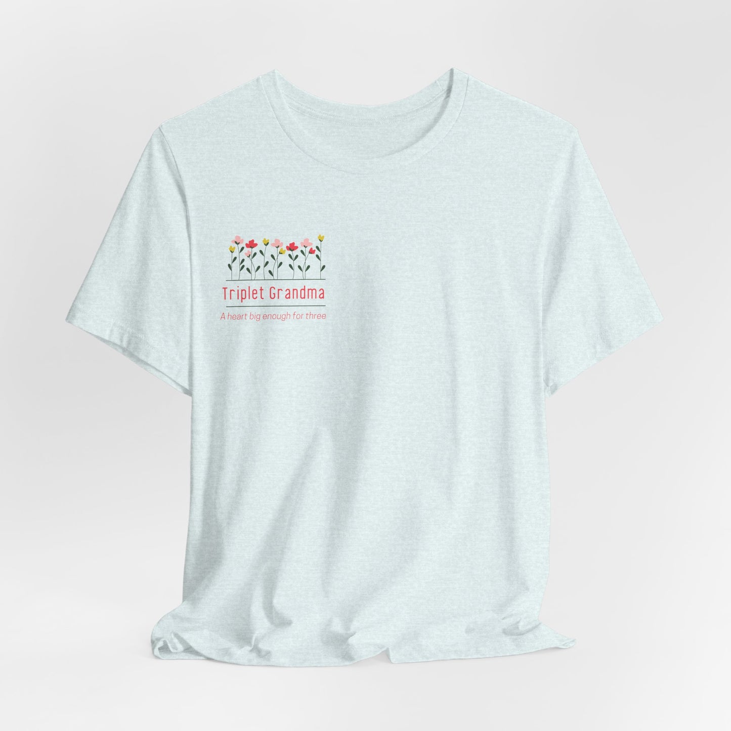 Triplet Grandma- Floral T-Shirt