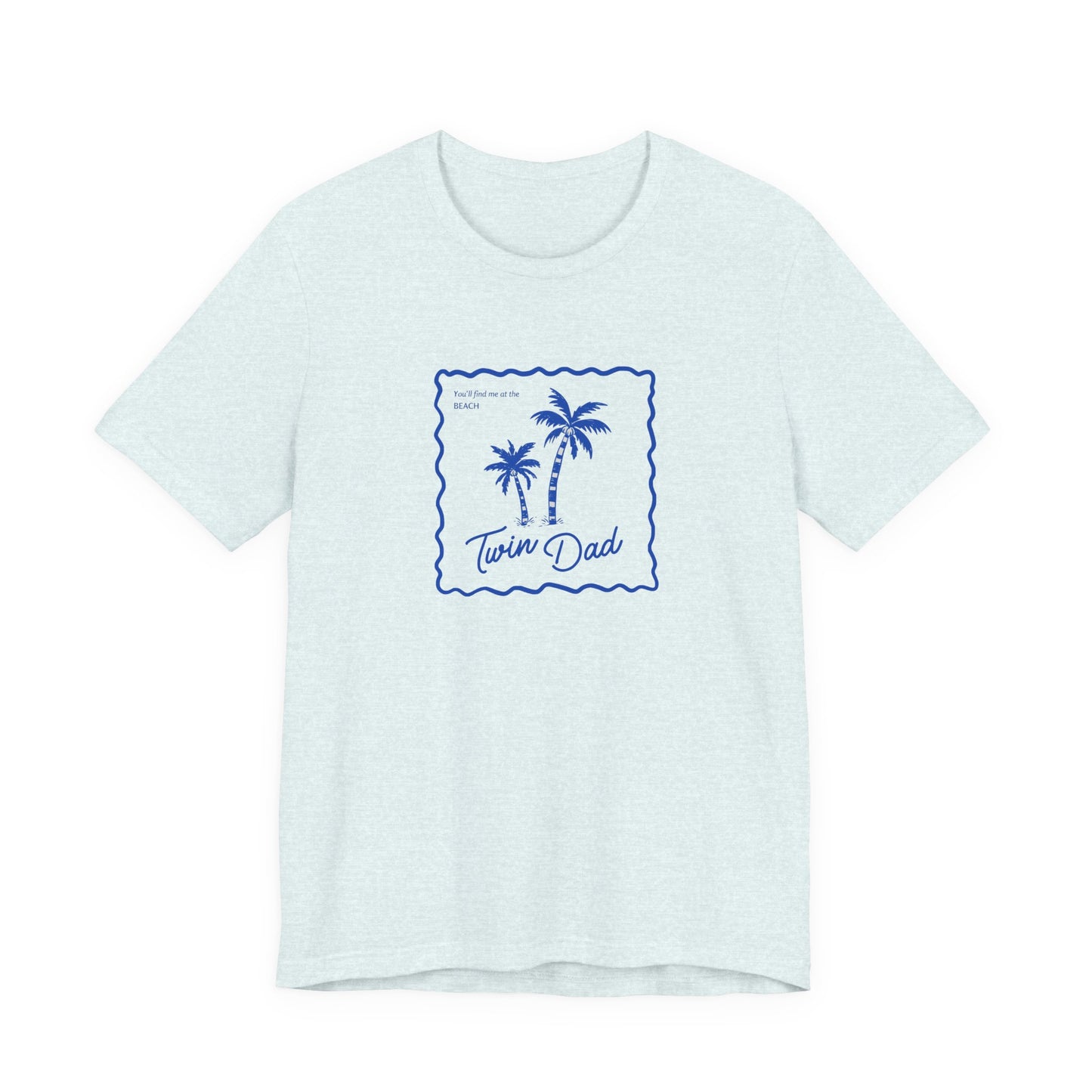 Twin Dad- Palm Tree Tee — Casual Beach Shirt