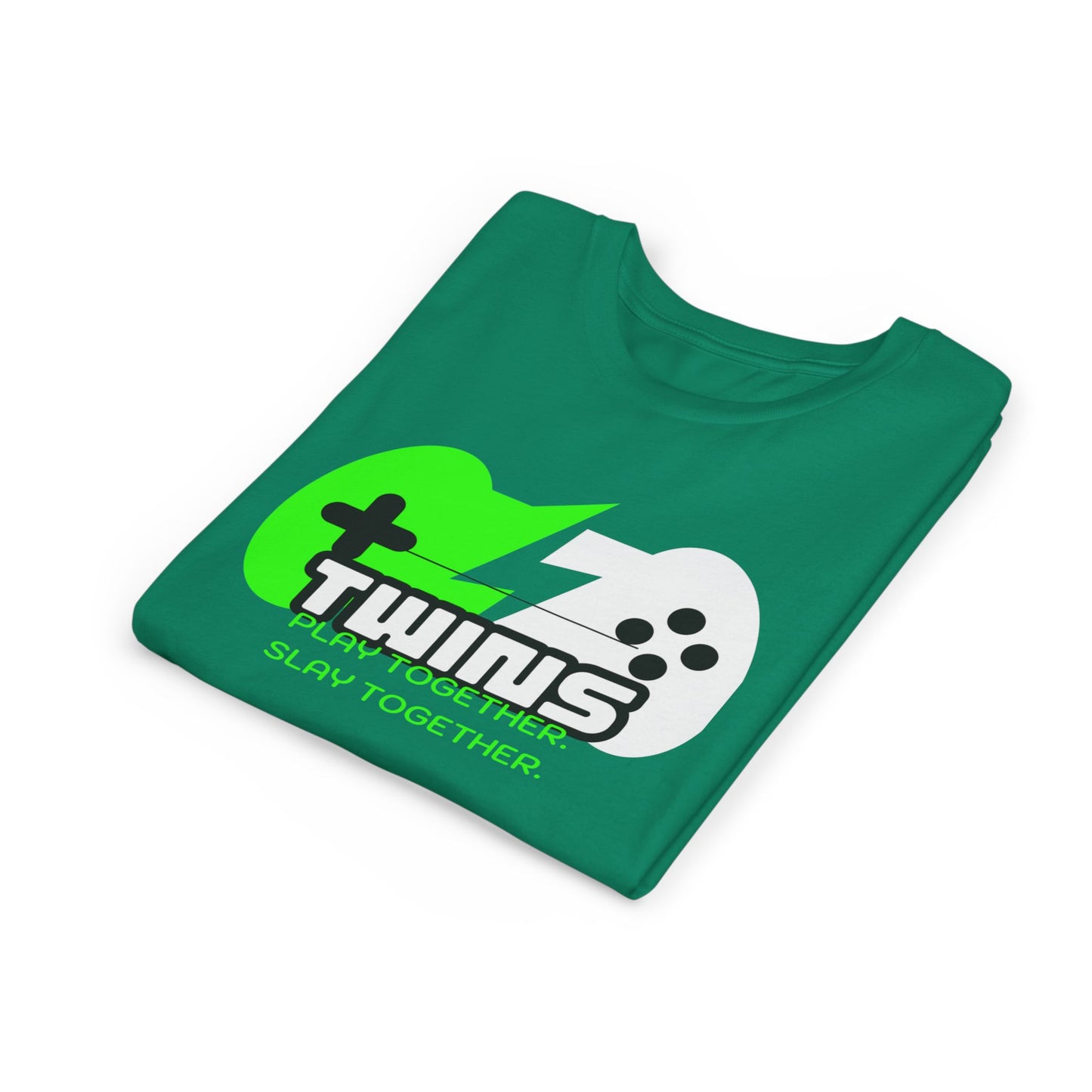 Teen Twins Gaming Tee — "Twins: Play Together, Slay Together"