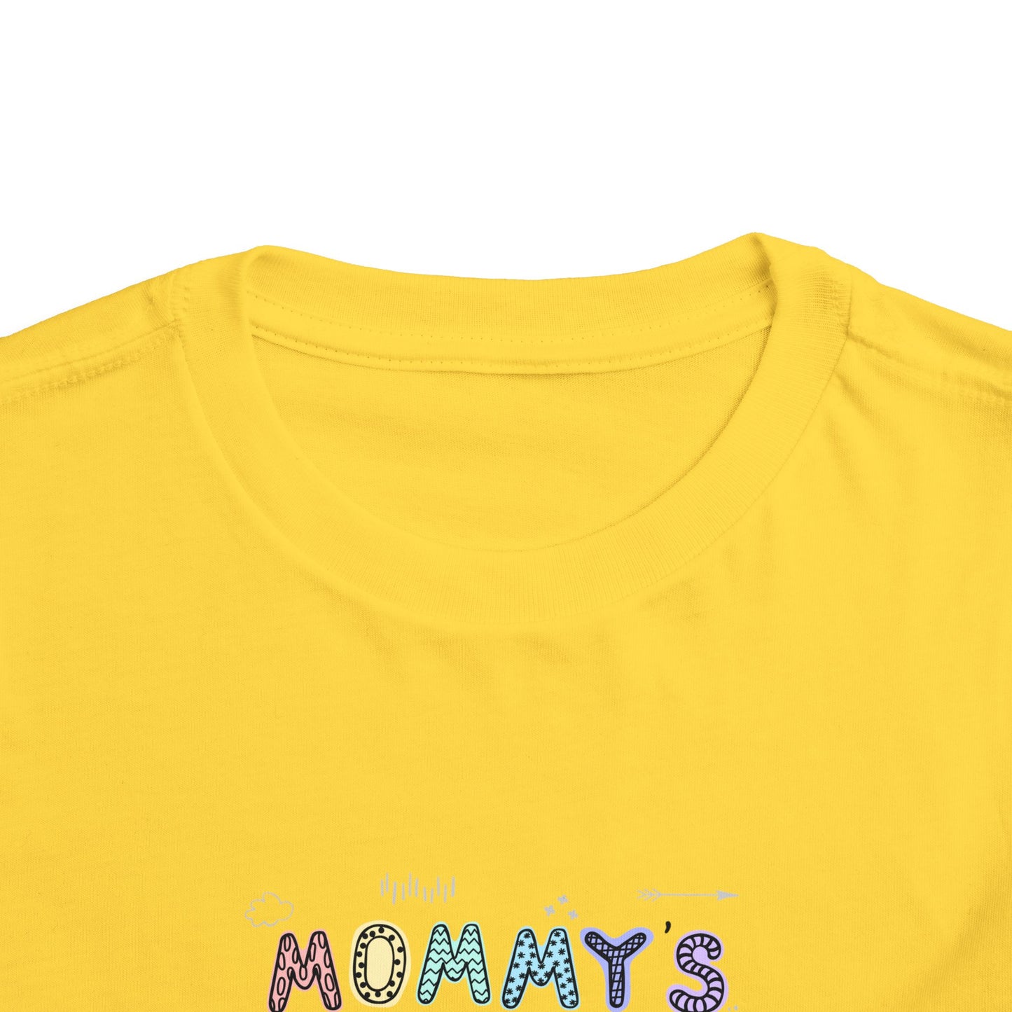 Toddler Tee — "Mommy's Little Monsters" Cute Pastel Monster Graphic