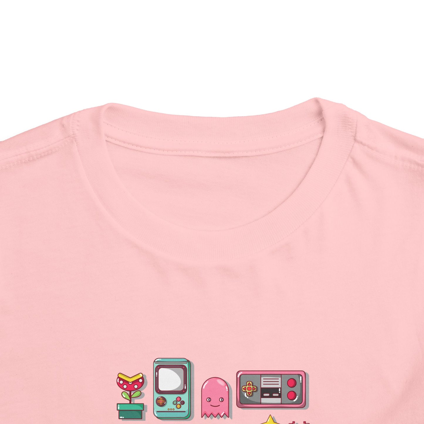 5th Birthday Tee — "Level 5 Unlocked" Retro Game Icons