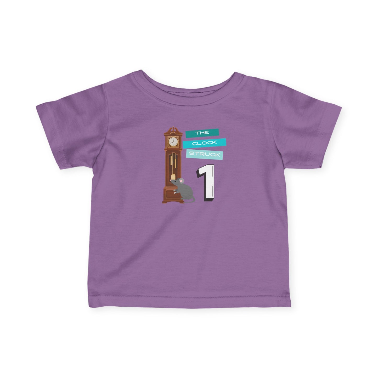 Infant Family Matching- Nursery Rhyme Tee — “The Clock Strikes 1” Costume Party Event