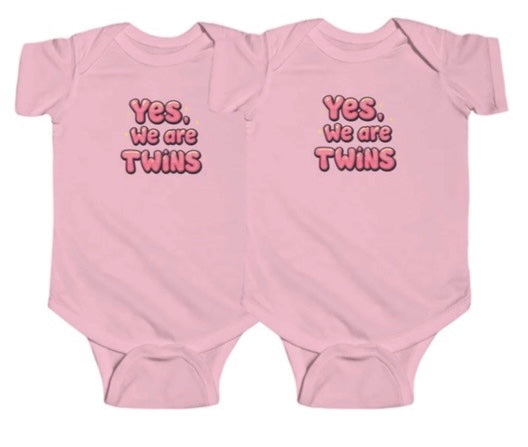 yes, we are twins (girl twins 2 set)