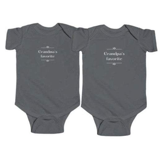 Grandpa & Grandma's Favorite Bodysuit set (2 bodysuits)